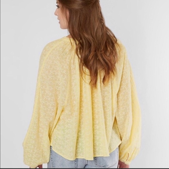 Free People From The Clouds Eyelet Blouse - Picture 2 of 5